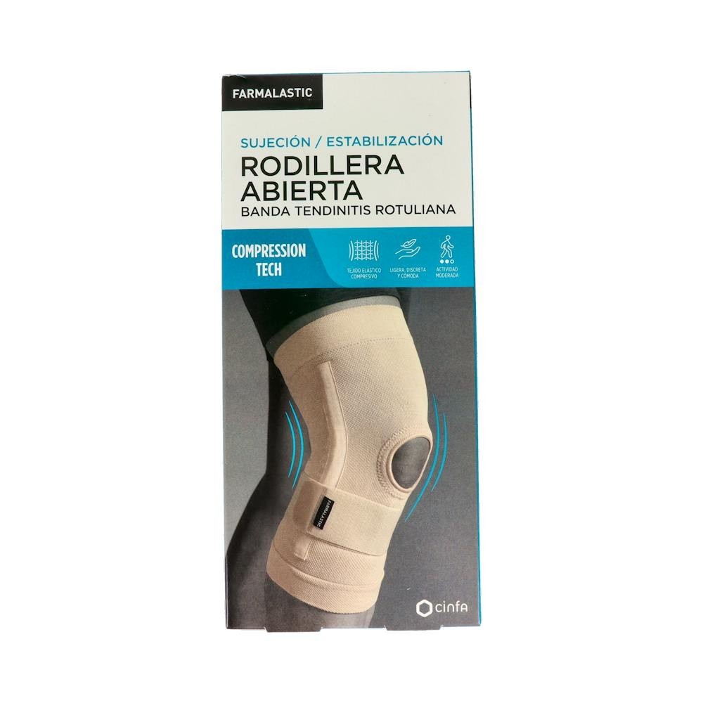 Farmalastic Rodillera Abierta Compression Tech Talla Pequeña