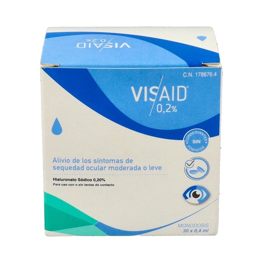 Visaid 0,2% gotas oculares estériles 0,4ml x 30uds
