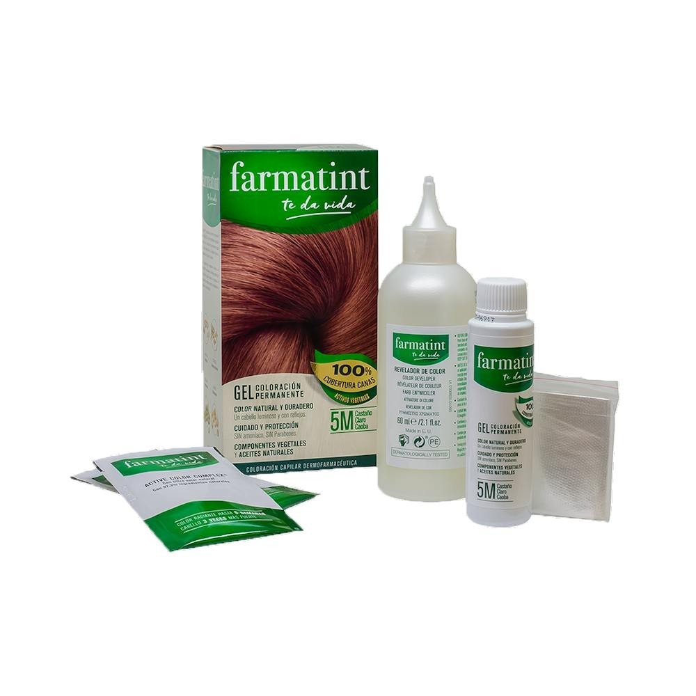 Farmatint Gel 5M Castaño Claro Caoba 135ml