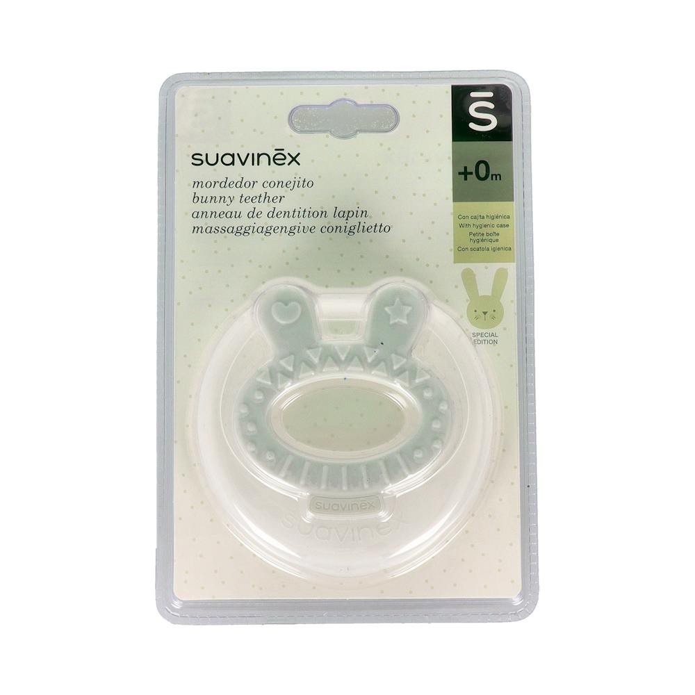 Suavinex Mordedor Hygge Conejito Silicona +0m 1ud + Caja Higiénica