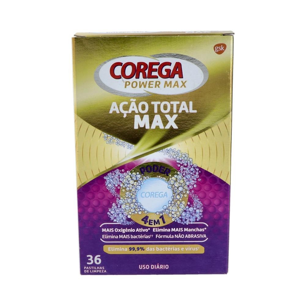 Corega Acción Total Max 36 tabletas limpiadoras