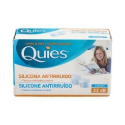 Quies Tapón Silicona Antiruido 6uds