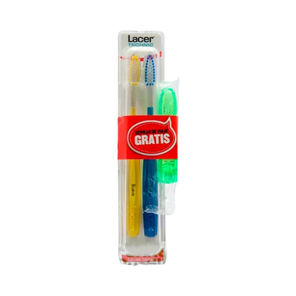Lacer Cepillo Dental Suave 2uds