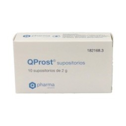 Q-Pharma Qprost Supositorios 10uds