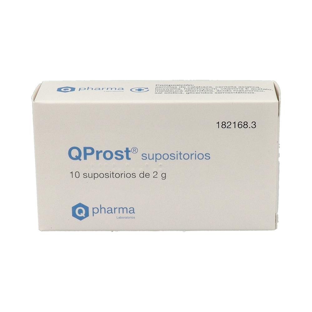 Q-Pharma Qprost Supositorios 10uds