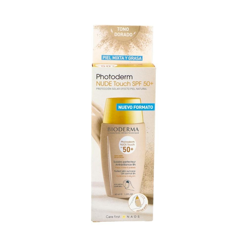 Bioderma Photoderm NUDE Touch Mineral SPF50+ Dorado 40ml