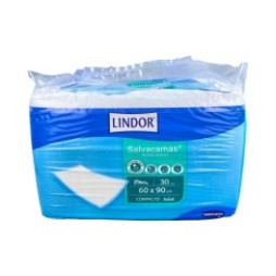 Lindor Salvacamas Antideslizante 60x90cm 30uds