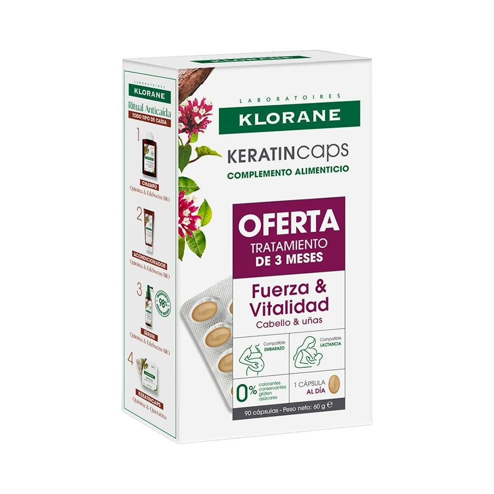 Klorane Keratincaps 90caps