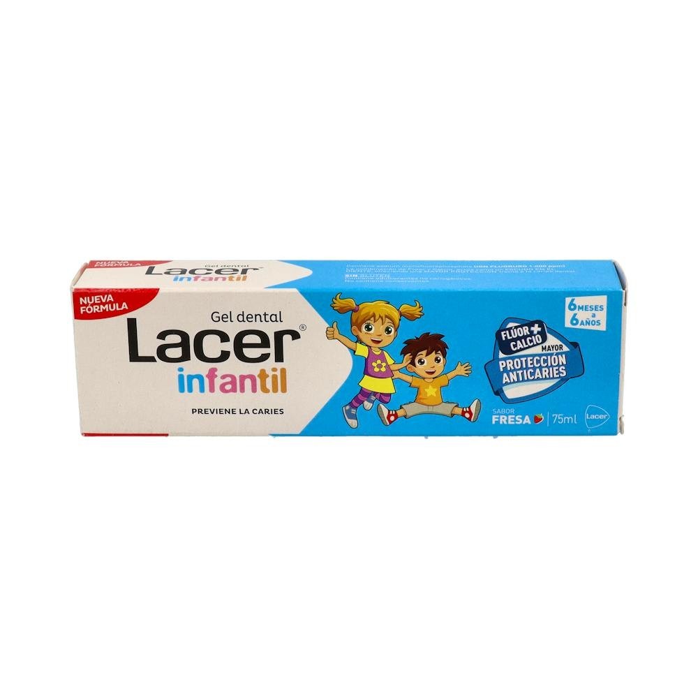 Lacer Infantil Gel Dental Fresa 75ml