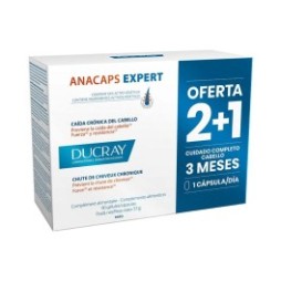 Ducray Anacaps Expert Caída del Cabello Crónica 90caps