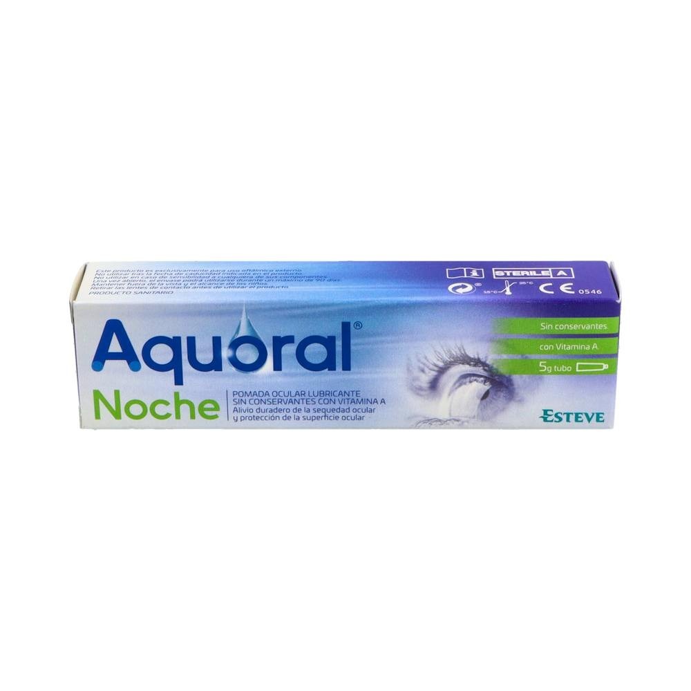 Aquoral Noche Pomada Ocular Lubricante 5g