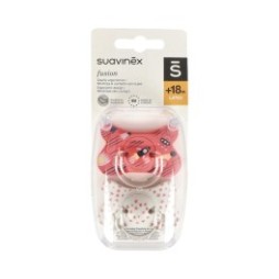Suavinex Chupete Fusión Anatómico Látex +18m 2uds