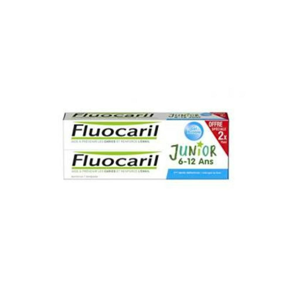 Fluocaril Junior 6-12 Años Gel Bubble 2x75ml
