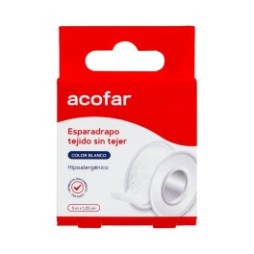 Acofar esparadrapo tejido sin tejer blanco 5x1,5cm 1ud