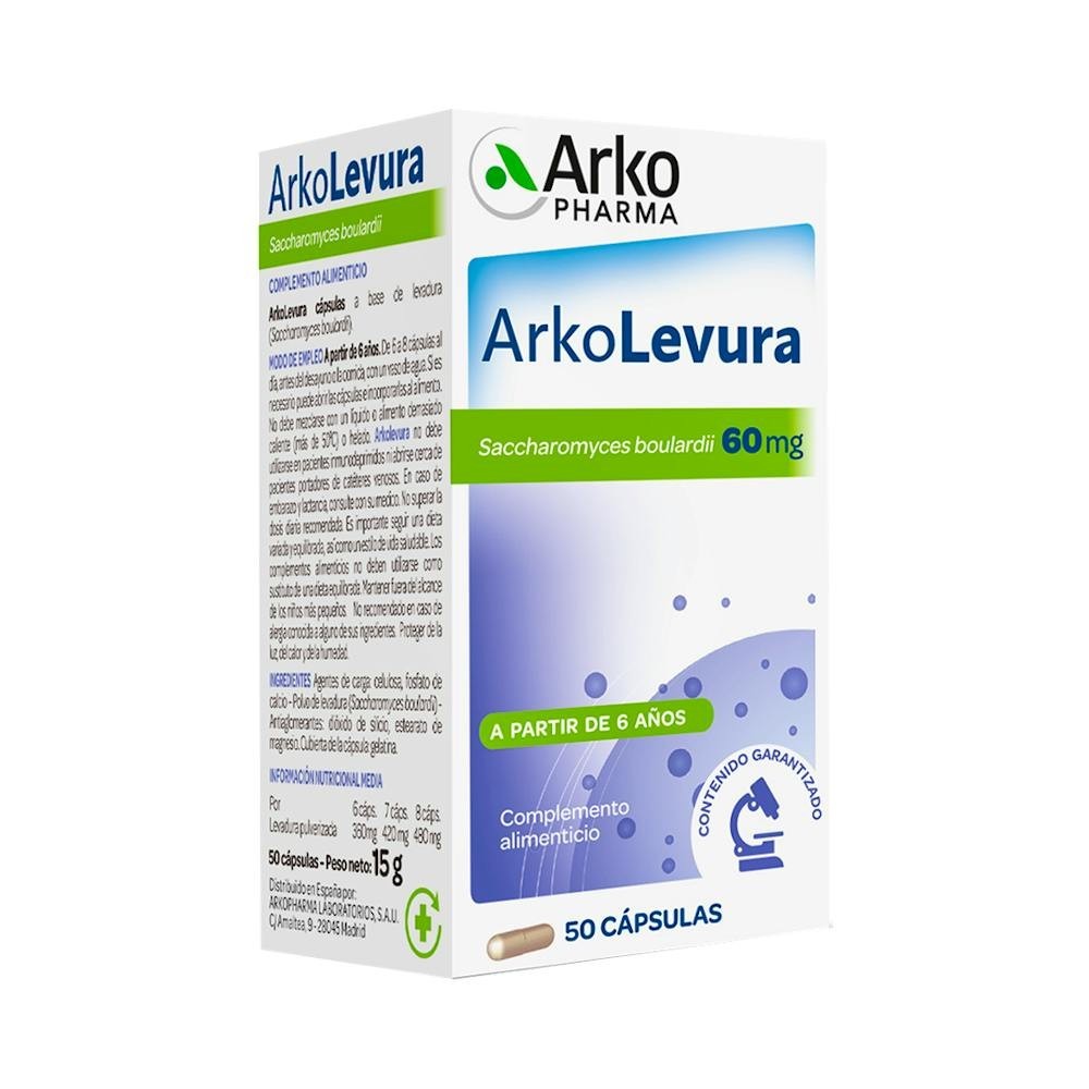 Arkopharma ArkoLevura Saccharomyces Boulardii 60mg 50caps