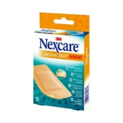 Nexcare Active 360º Maxi tiras adhesivas 54x86mm 5uds