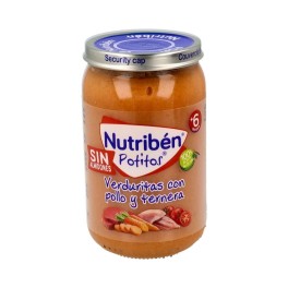 Nutribén Potito pollo, ternera y verduras 250g