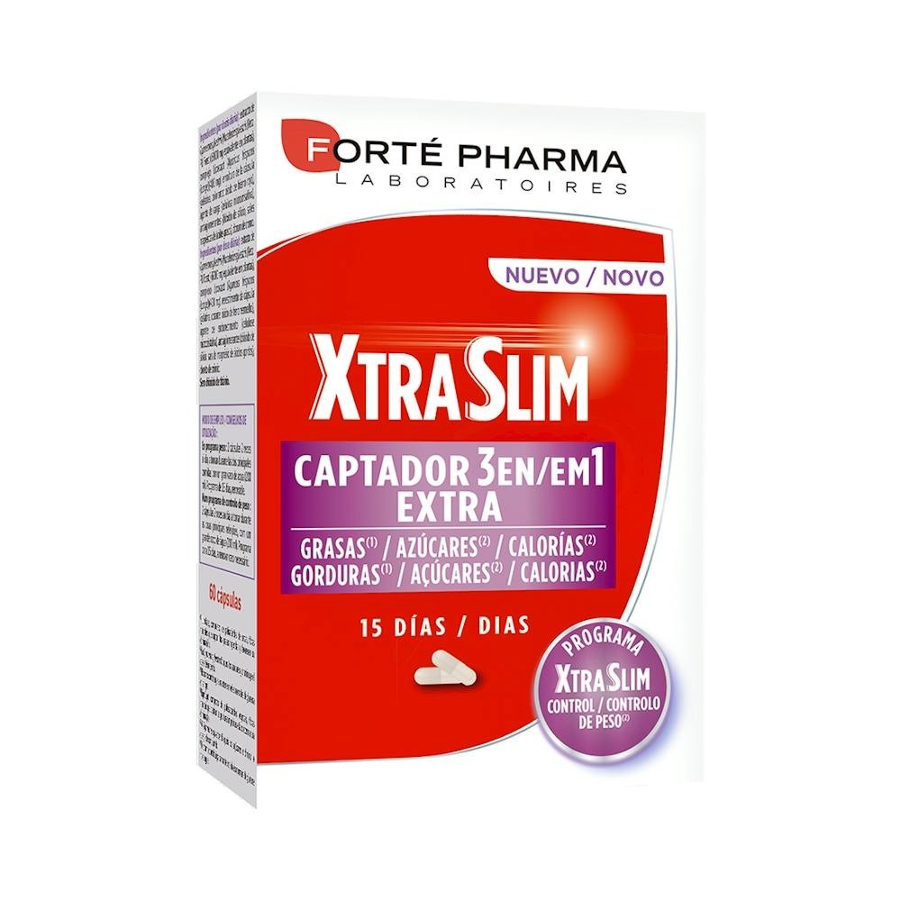 Forté Pharma XtraSlim Captador 3 en 1 Extra 60caps