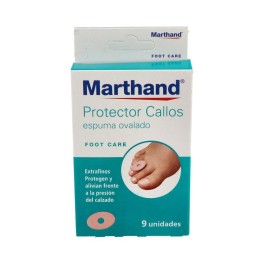 Marthand Protector Callos  Espuma Ovalado 9 U