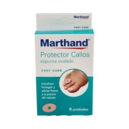 Marthand Protector Callos  Espuma Ovalado 9 U