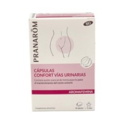 Pranarôm Aromafemina Cápsulas Confort Vías Urinarias BIO 30caps