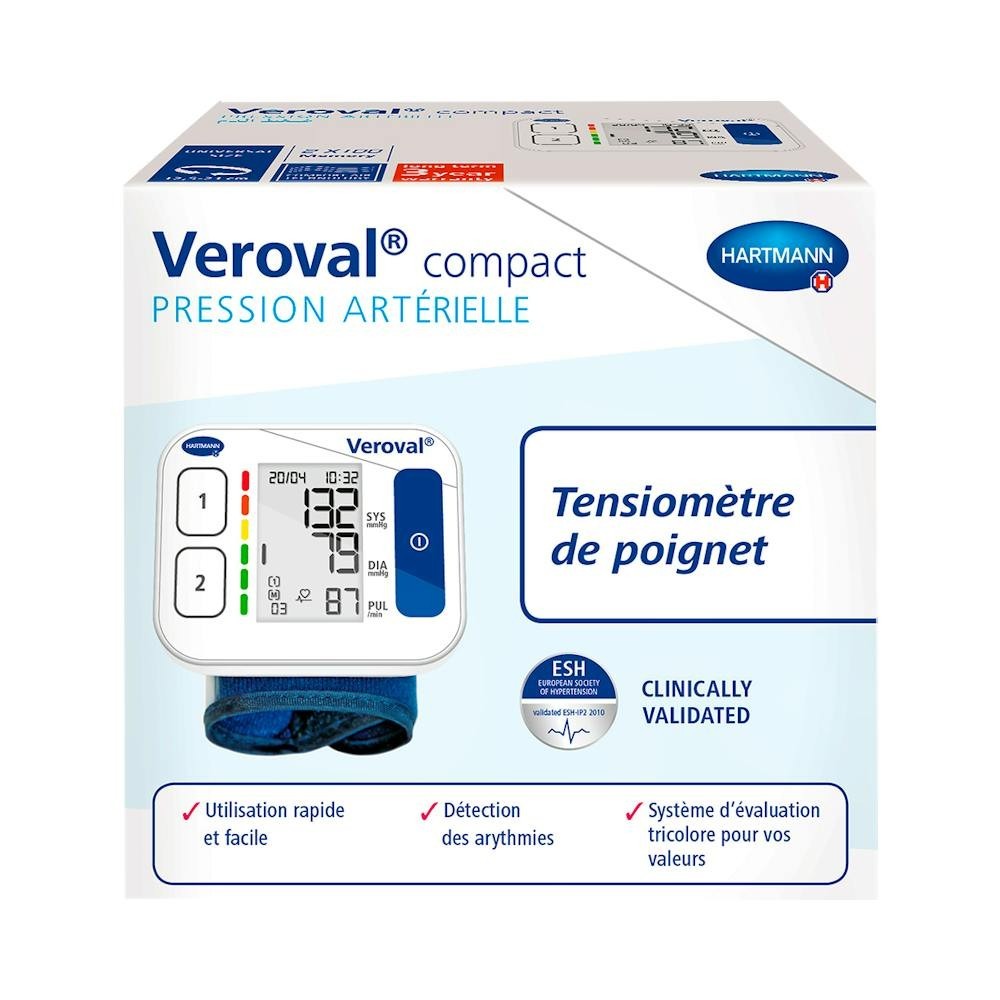 Tensiómetro compacto de muñeca Hartmann Veroval