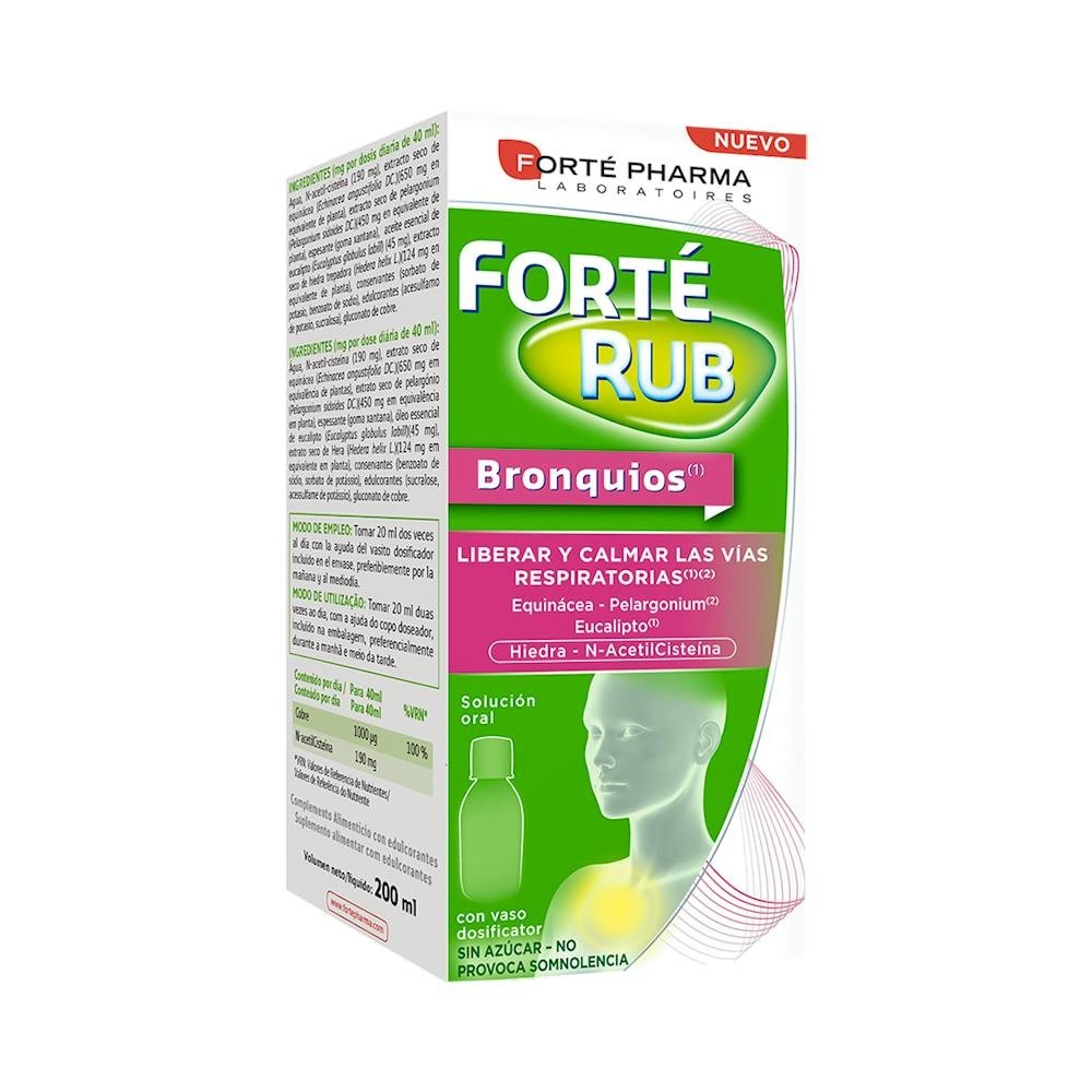 Forté Pharma Forté Rub Bronquios Jarabe 200ml