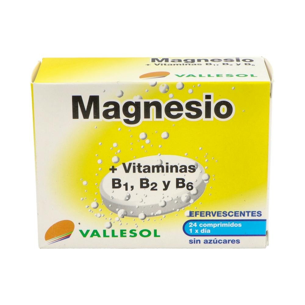 Vallesol magnesio y vitaminas 24comp efervescentes