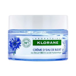 Klorane Gel Crema Hidratante Repulpante 24h Aciano BIO + Ácido Hialurónico  50ml
