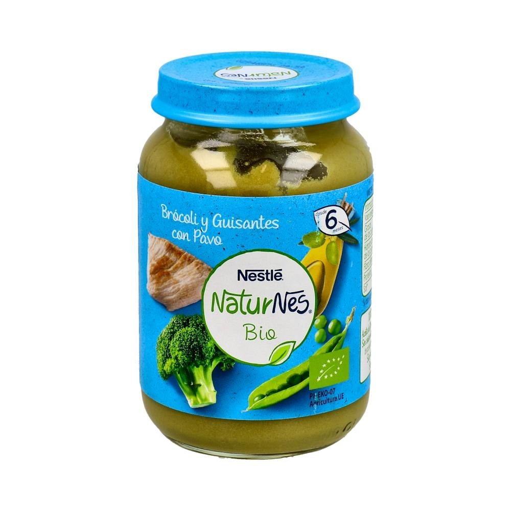 Gerber Organic Brócoli y Guisantes con Pavo 190g