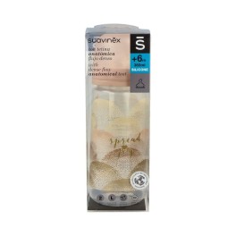 Suavinex Biberón The New Classic Anatómico Silicona T2L Denso +6m 360ml 1ud