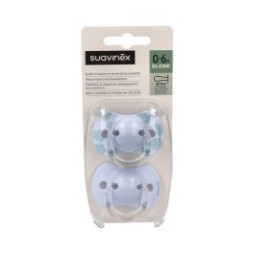 Suavinex Chupete Prints Fisiológico Silicona SX Pro 0-6m 2uds