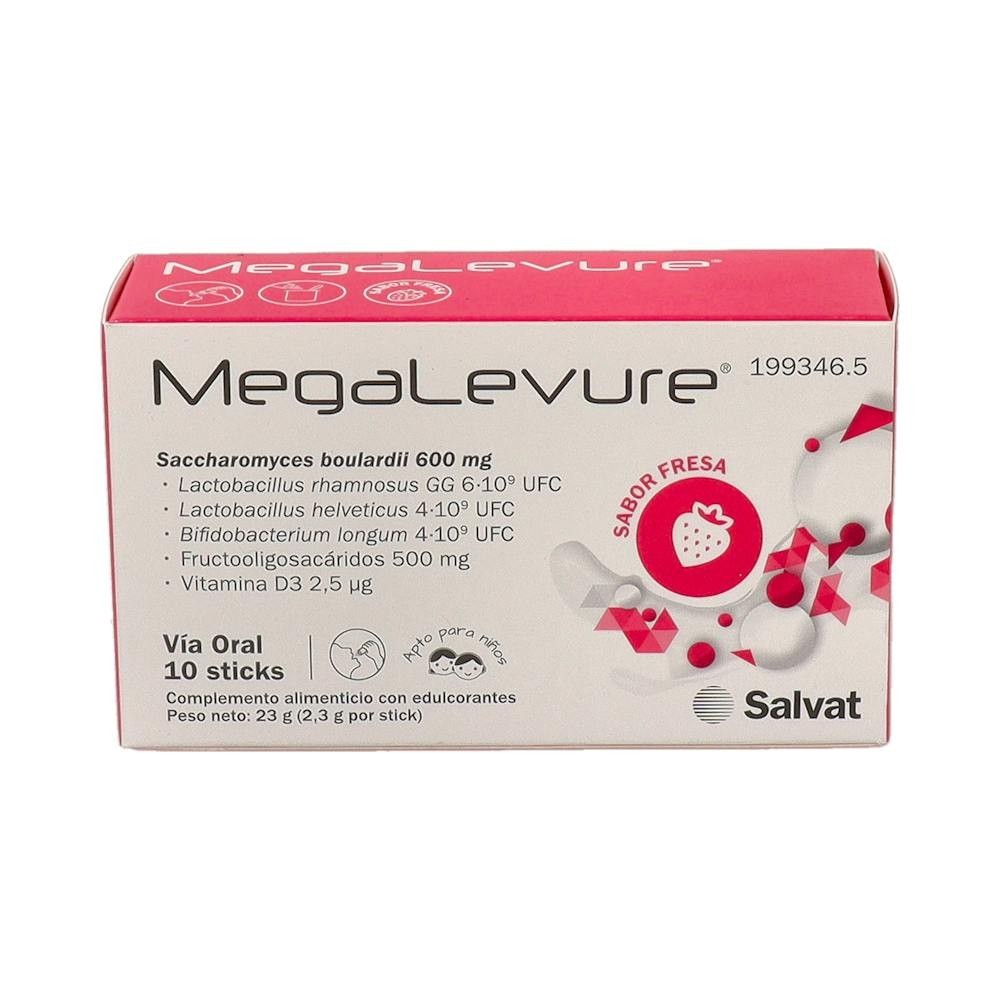 MegaLevure Sabor Fresa 10uds
