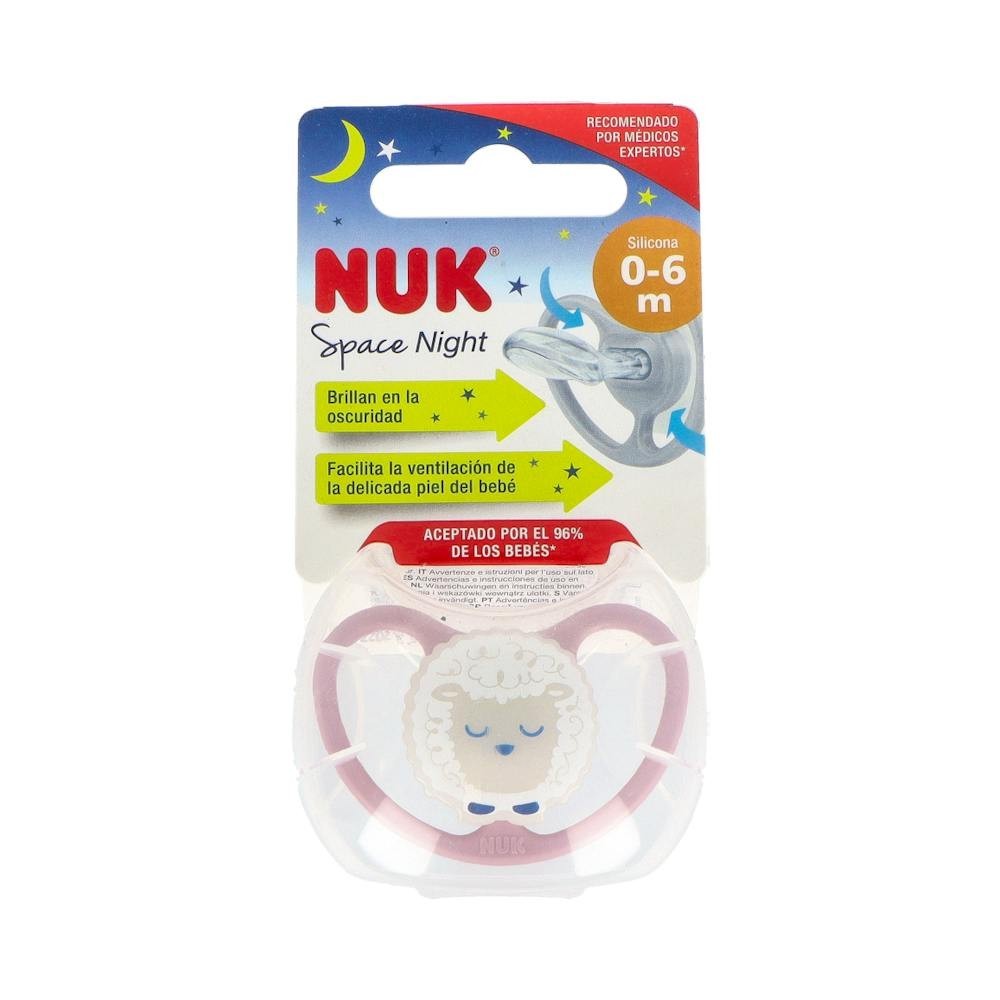 Nuk Chupete Silicona Space Night 0-6M 1ud