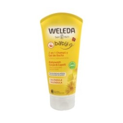Weleda Baby 2 en 1 Champú y Gel de Ducha de Caléndula 200ml