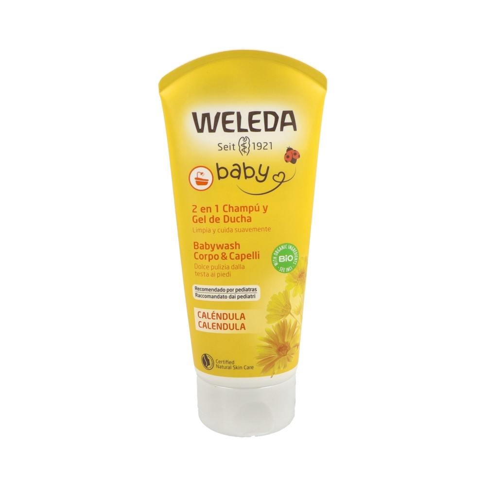 Weleda Baby 2 en 1 Champú y Gel de Ducha de Caléndula 200ml