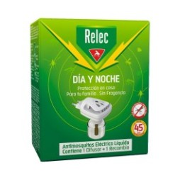 Relec Día y Noche Antimosquitos Difusor Eléctrico + Recambio