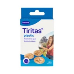 Tiritas plástico redondas 20uds