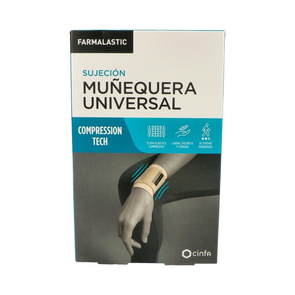 Farmalastic Innova muñequera velcro talla grande beige 1ud