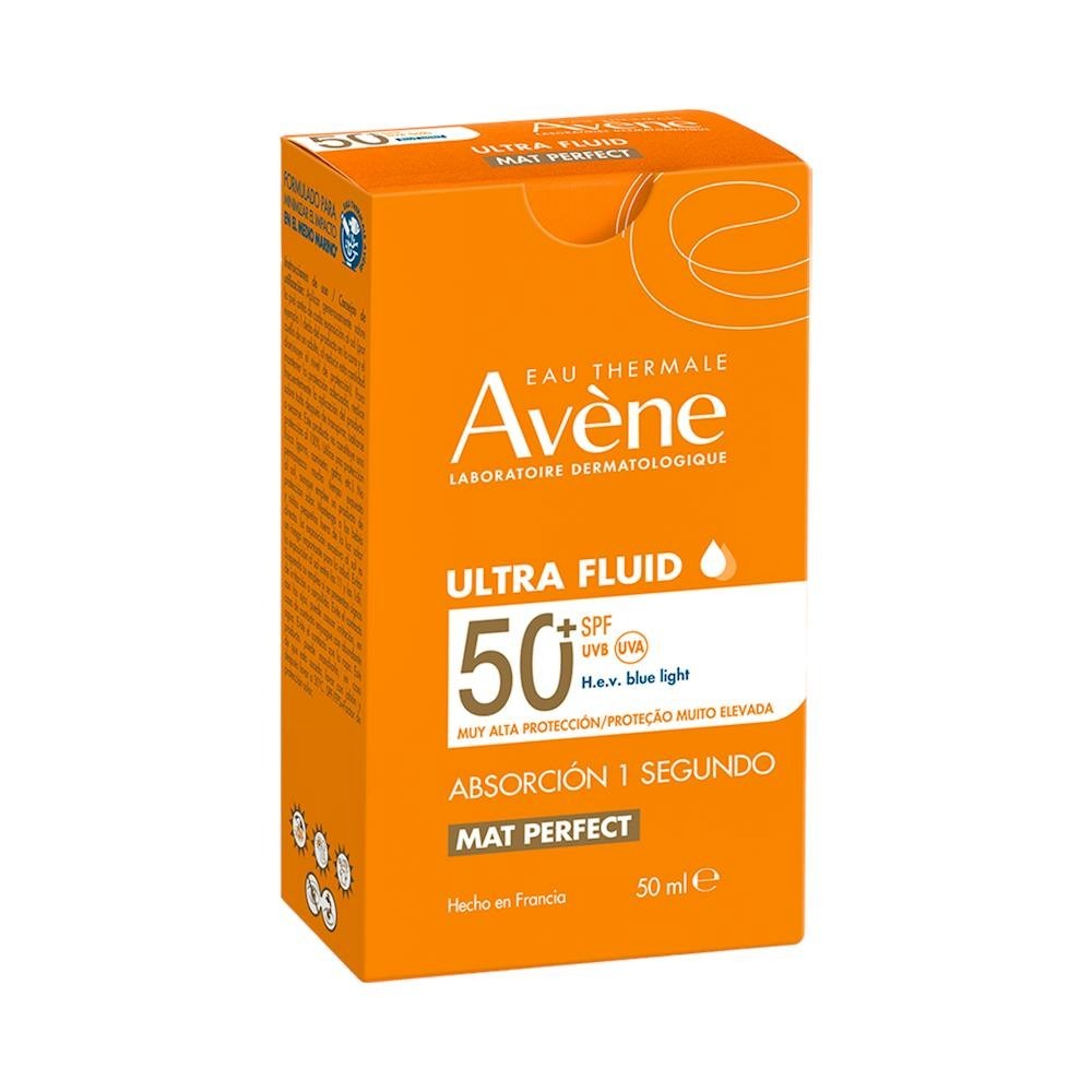 Avène Ultra Fluid Mat Perfect con Color Pieles Normales a Mixtas SPF50+ 50ml