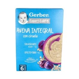 Gerber ExpertCare Avena Integral con Ciruela 250g