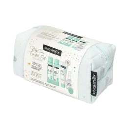 Suavinex Pack Neceser Tela Baby Care Essentials Azul + 4 Productos