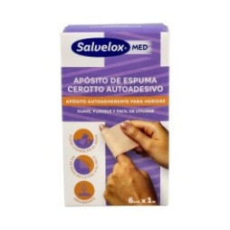 Salvelox Med Aposito Espuma Autoadhesivo 6cmx1m