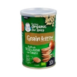 Gerber Organic Puffs con Tomate y Zanahoria 35g