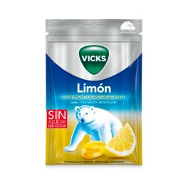 Vicks Limón Caramelo Duro con Mentol 72g