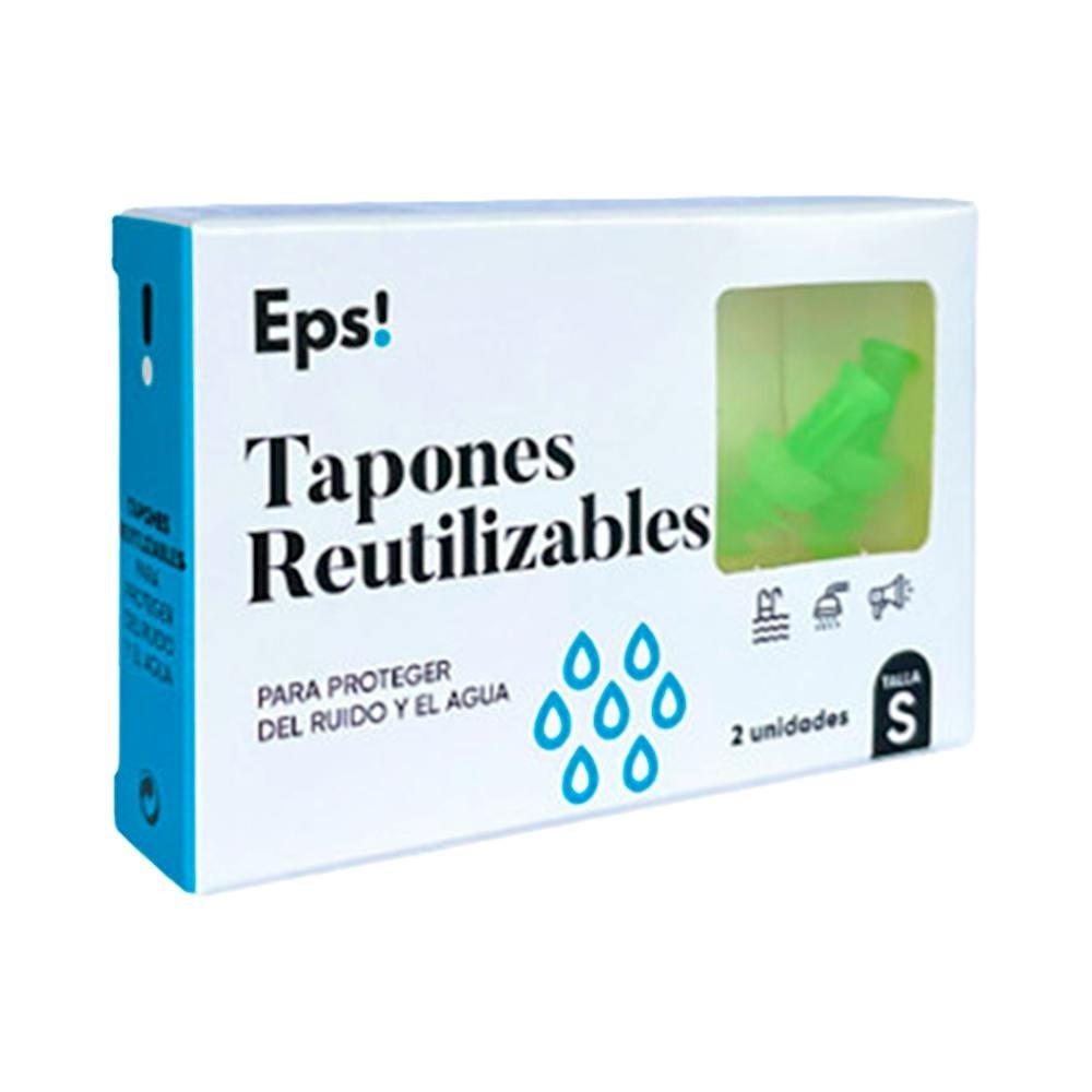 Deiters Eps! Tapones Reutilizables T. L 2uds
