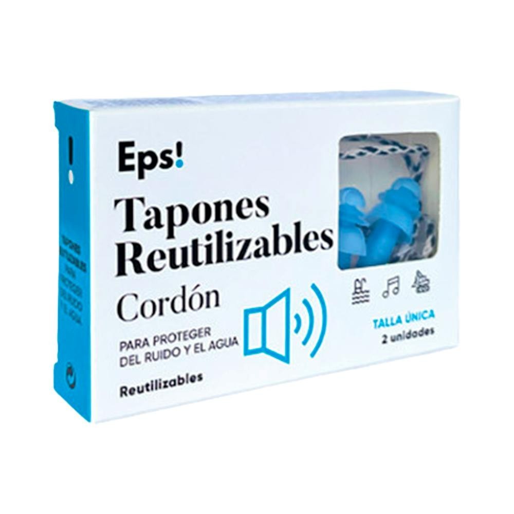 Deiters Eps! Tapones Reutilizables cordón 2uds