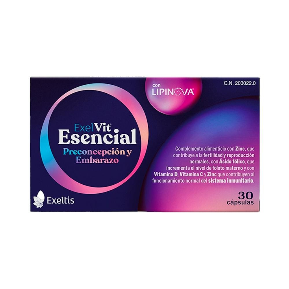 ExelVit Esencial Preconcepción y Embarazo 30caps