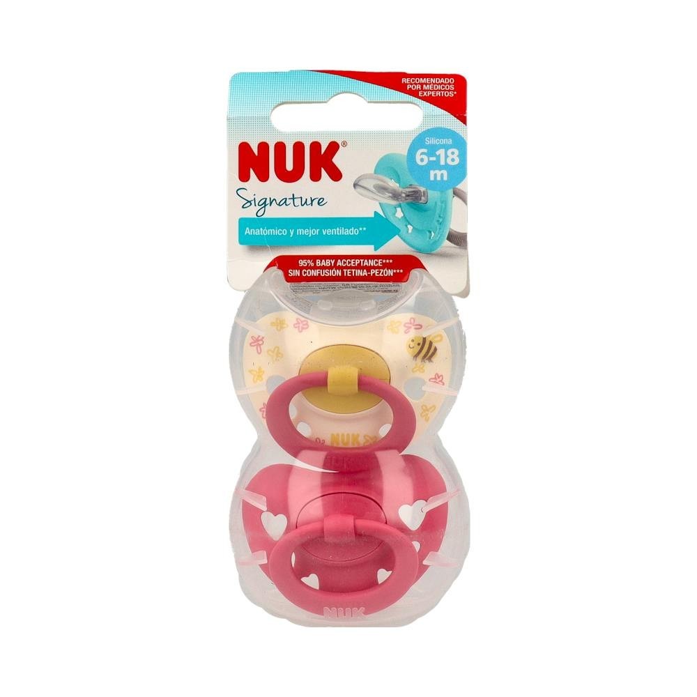 NUK Nukete chupete silicona T-2 2uds