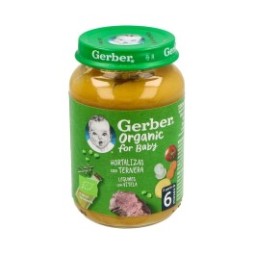 Gerber Organic Hortalizas con Ternera 190g